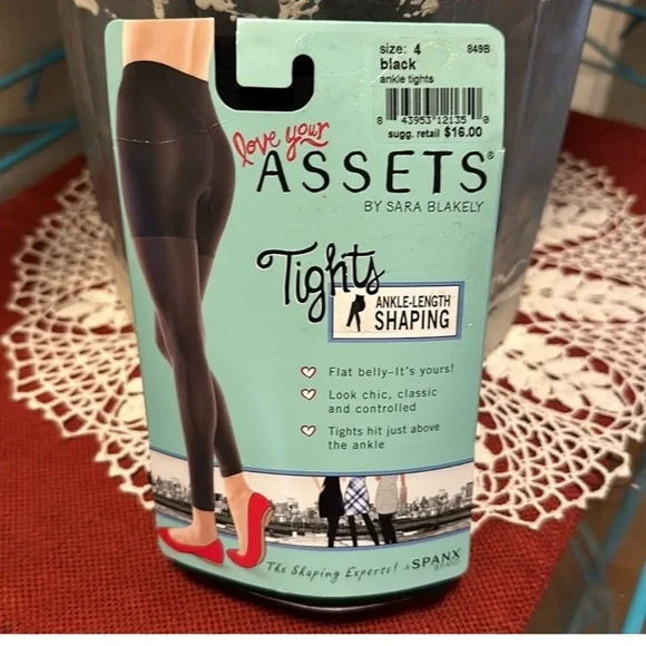 NWT Spanx Ankle Length Shaping Tights Check. Size 3 (not 4 as pic). - Picture 1 of 3